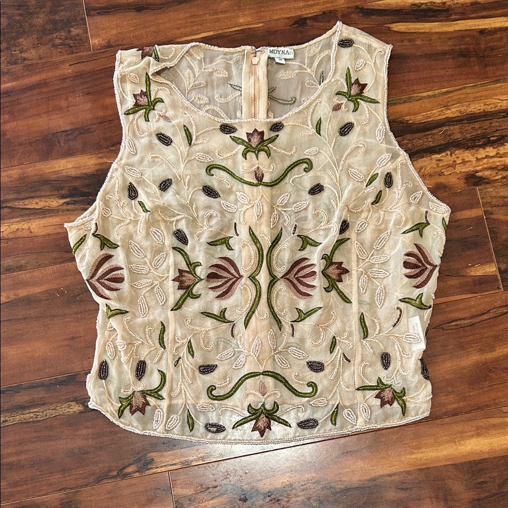 Moyna Beaded Top